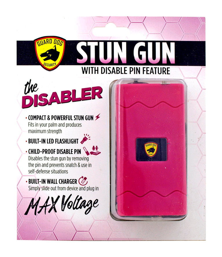 The Disabler Stun Gun and Flashlight with Disable Pin Wrist Strap - Guard Dog-KRM Products LLC.