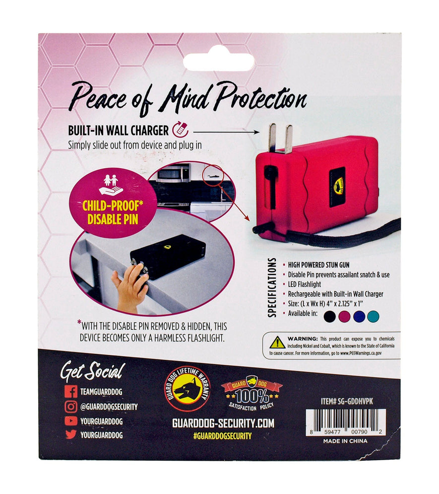The Disabler Stun Gun and Flashlight with Disable Pin Wrist Strap - Guard Dog-KRM Products LLC.