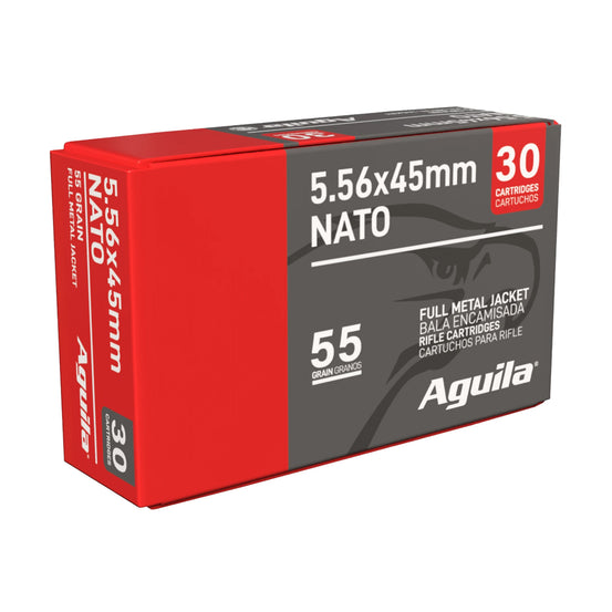 Aguila 556nato 55gr Fmj 30/2250