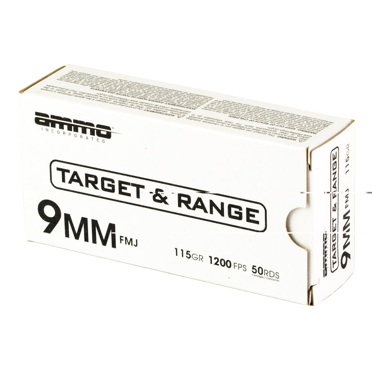 Ammo Inc T&r 9mm 115gr Fmj 50/1000