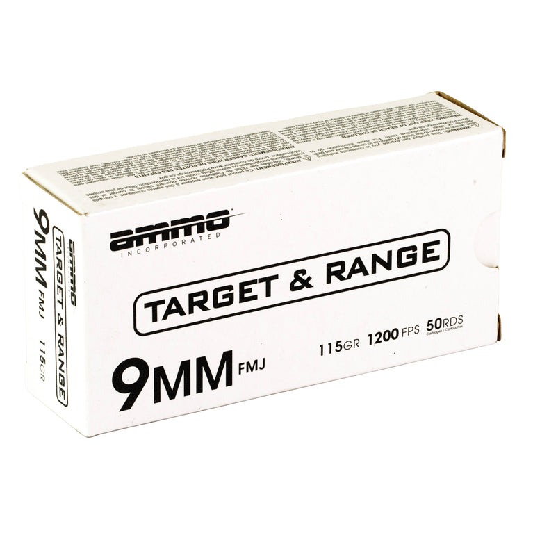 Ammo Inc T&r 9mm 115gr Fmj 50/1000