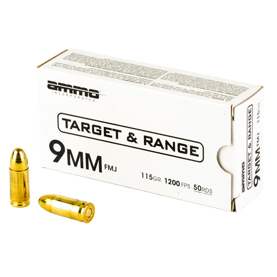 Ammo Inc T&r 9mm 115gr Fmj 50/1000