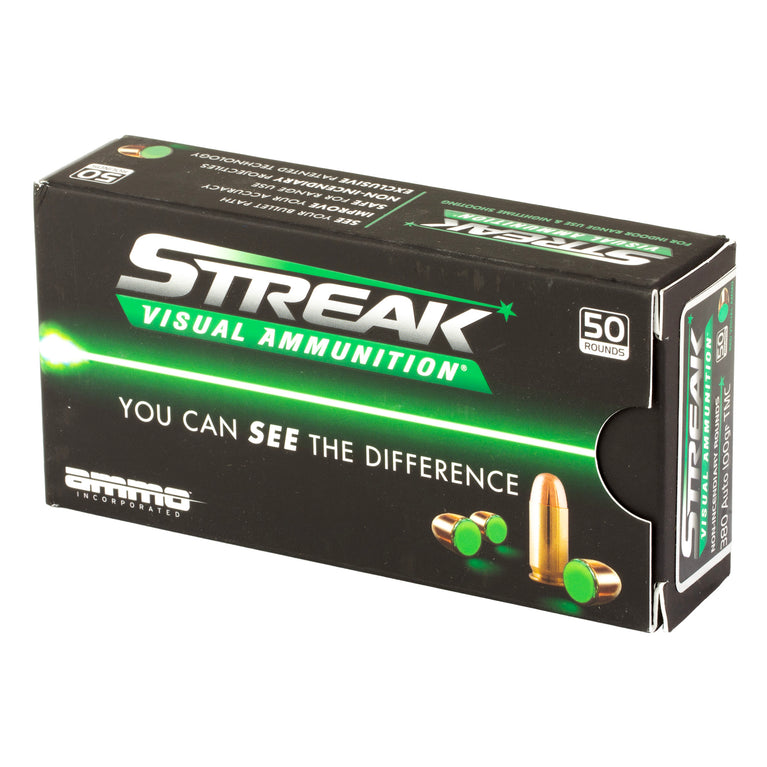 Streak Grn 380auto 100gr Tmc 50/1000