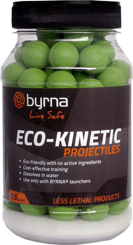 Pepper Spray - Byrna Eco-kinetic Projectiles - 95 Count Tub .68 Cal