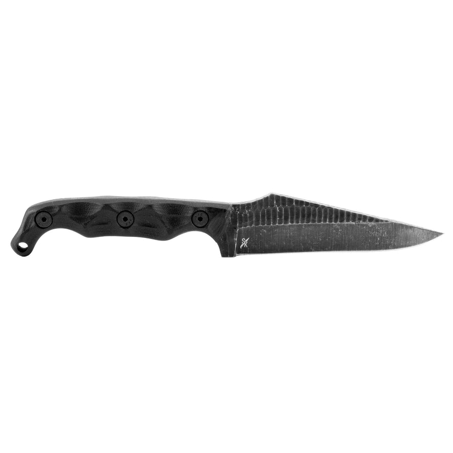Stroup Tu2 4" Acid Etched Blk